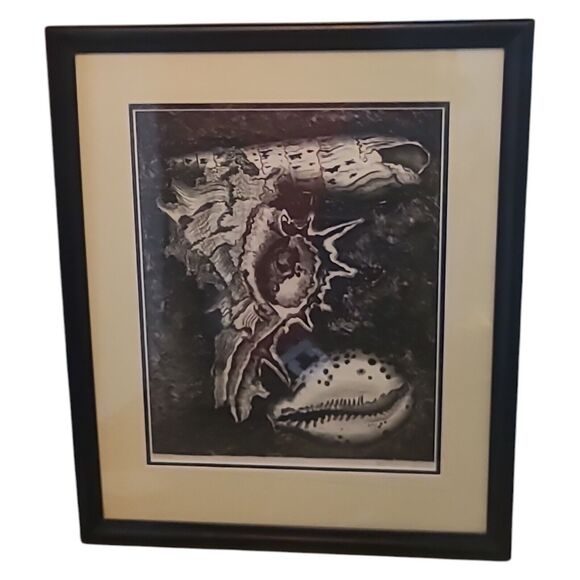 "Shells"‎ Joseph Polley Paine Listed Artist Painting 12x14.5" Framed 17x21.5" - Picture 11 of 13